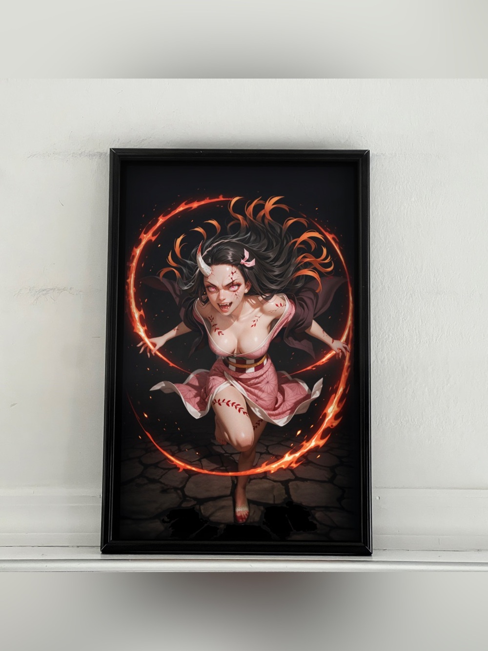 Demon Slayer Nezuko Kamado anime  Poster